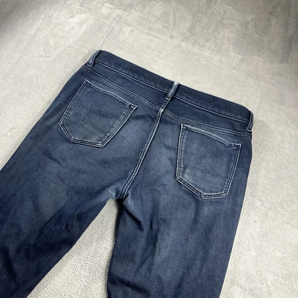 Banana‎ Republic Travelers Jeans Navy Blue Denim Mens 33x31* Pants Slim Fit